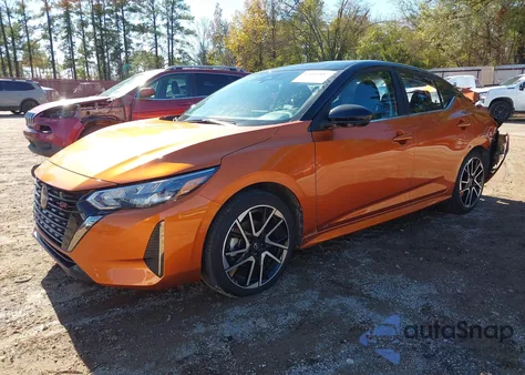 2025 Nissan Sentra Sr z USA, uszkodzony, nr VIN 3N1AB8DVXSY250408